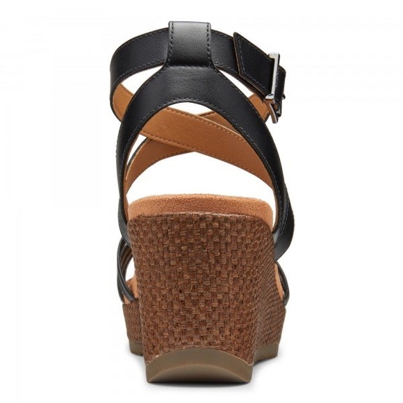 Vionic Clarisa raffia black NEW - Picture 3 of 5